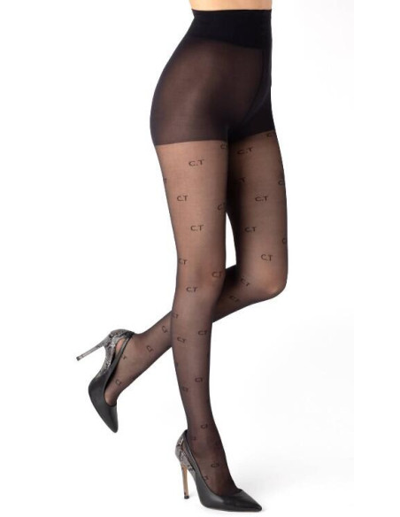 Collant Chantal Thomass branding Plumetis