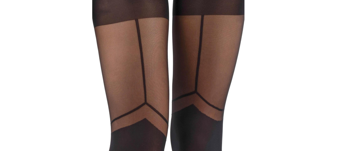 Collant Chantal Thomass cuissarde Line Fall détail