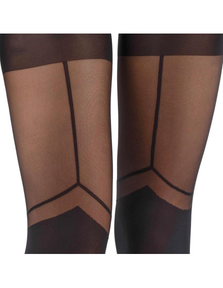 Collant Chantal Thomass cuissarde Line Fall détail