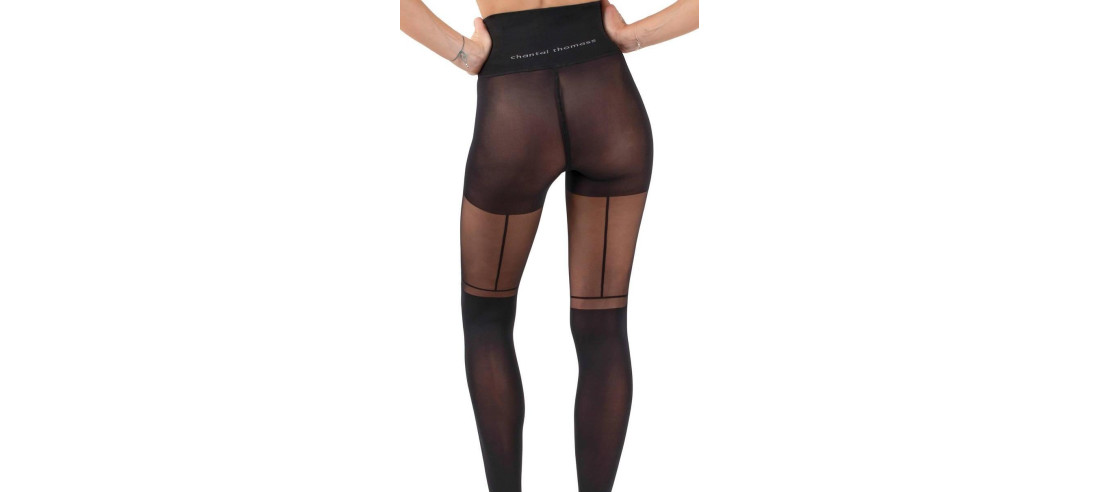 Collant Chantal Thomass cuissarde Line Fall dos