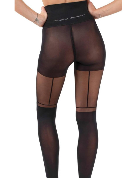 Collant Chantal Thomass cuissarde Line Fall dos