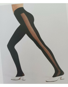 collant Chantal Thomass opaque bande résille