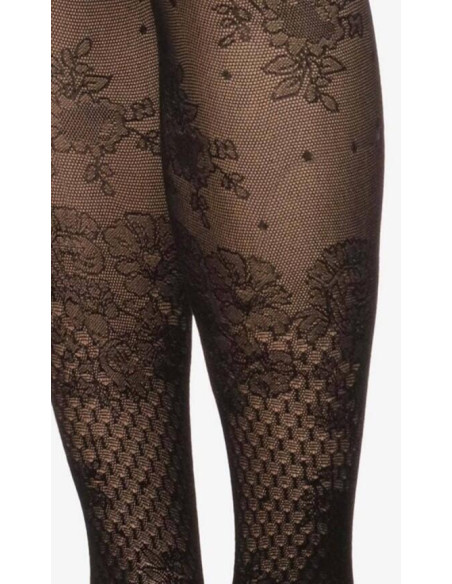 Collant Chantal Thomass dentelle opulence détail dentelle