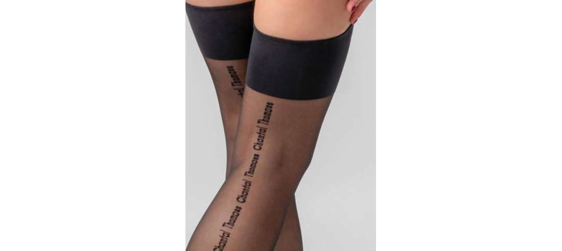 Bas Up Chantal Thomass Tattoo Logo détail jarrettiére