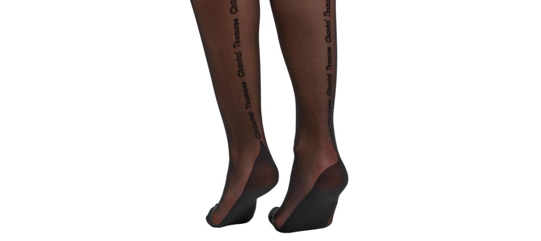 Bas Up Chantal Thomass Tattoo Logo dos talon