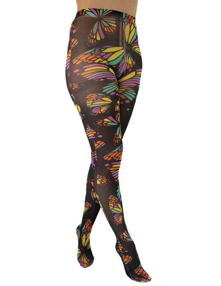 Butterfly Jewel imprimé sur collant Pamela Mann