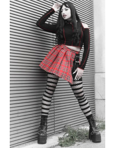 Collant Large resille à bandes opaque Pamela Mann