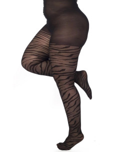 Collant Pamela Mann Zébre Curvy grande taille 2
