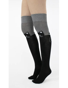 Jambiére Coton Pamela Mann Chat Noir avant 2