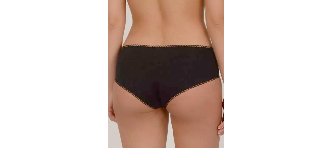 Shorty Empreinte Kate dentelle NOIR 2187 DOS