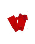 Mitaines noeud  Papillon abricot Ariane Lespire laine bouilie