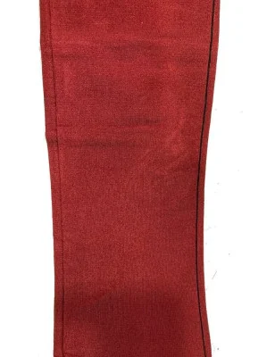 Collant opaque couture Tarragon Trasparenze rouge détail