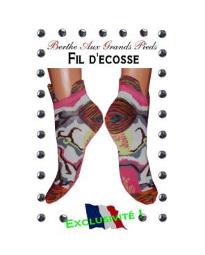 Socquette Camouflage rose Berthe