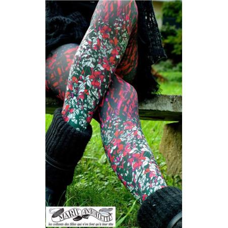 Collant MarieAntoilette Lauren buisson fleuri
