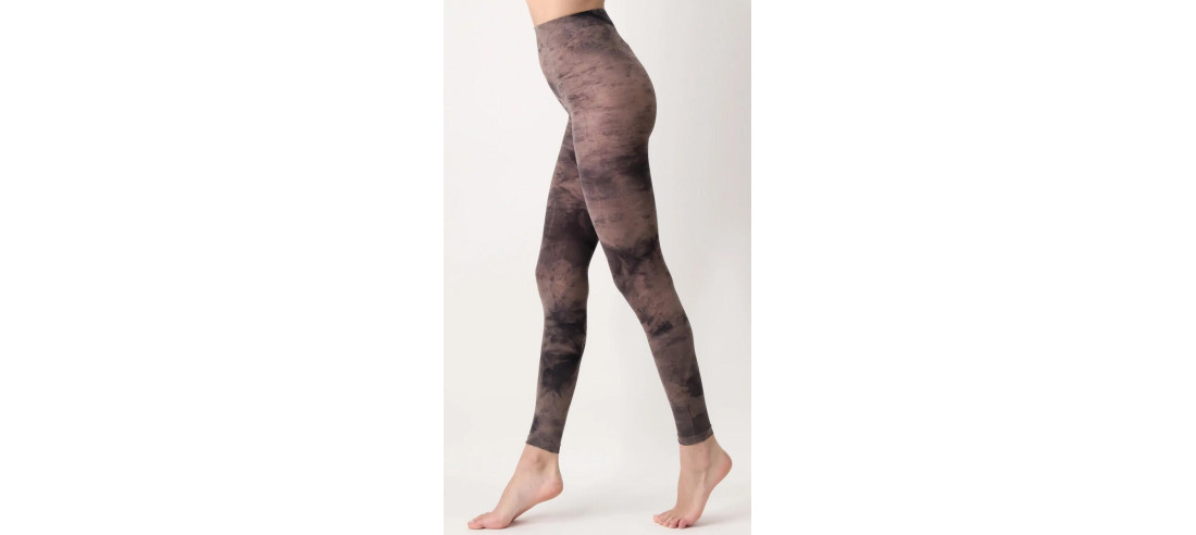 Collant Opaque Sans Pieds Oroblu Tye and Dye fumé noir
