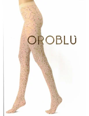 Collant Oroblu Flower peau