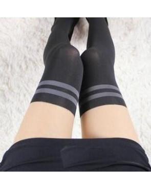 collant cuissarde rayures sport