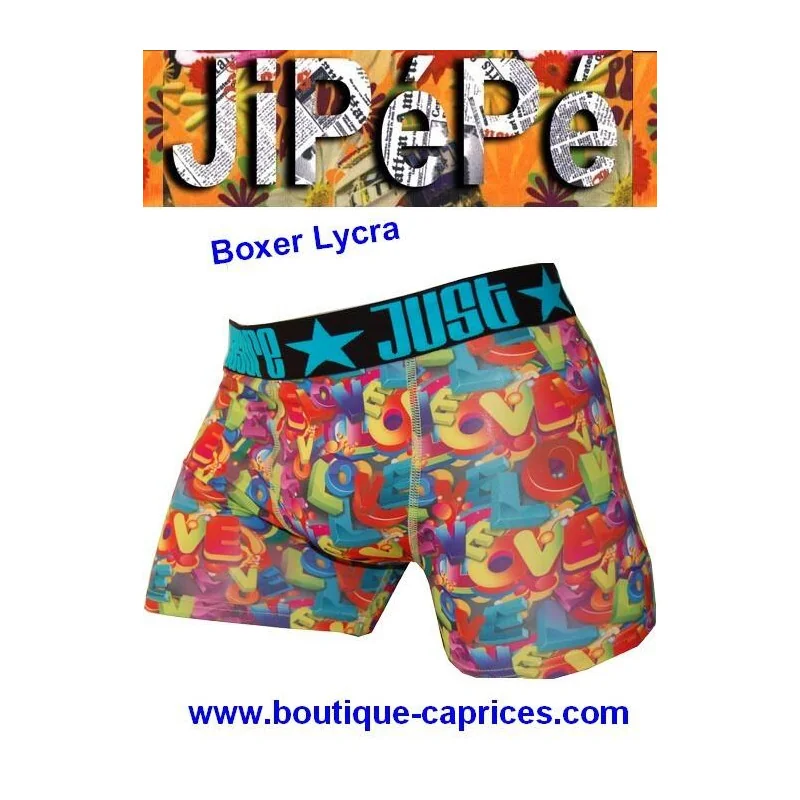 Boxer Homme Jipépé Love