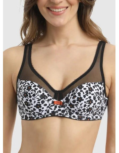 Dim-Soutien-gorge-generous-blanc-imprimé-fleuri-noir