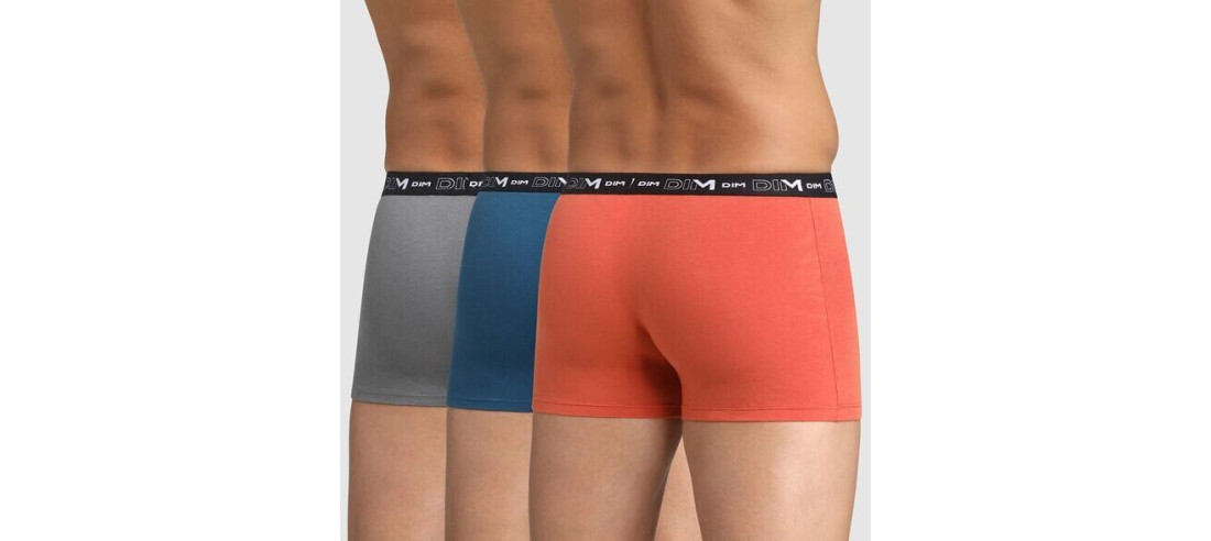 LOT-de-3-boxers-dim-coton-stretch-gris-bleu-orange