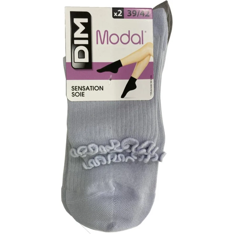 Lot-2-paires-de-chaussettes-dim-coton-modal-cotes-non-comprimant-gris-taupe