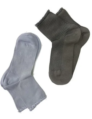 Lot-2-paires-de-chaussettes-dim-coton-modal-cotes-non-comprimant-gris-taupe-A-PLAT