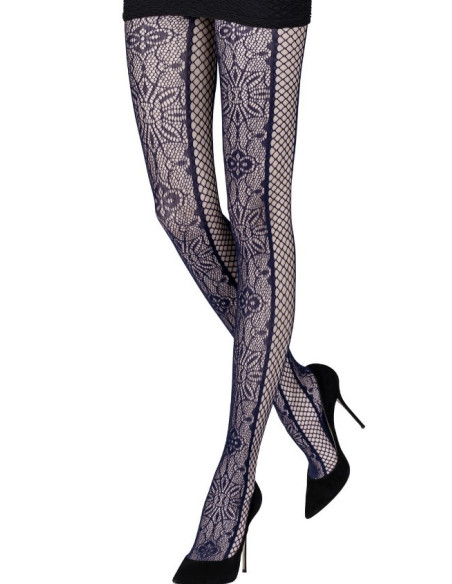 collant-emilio-cavallini-Dentelle-bi-face-9258-noir