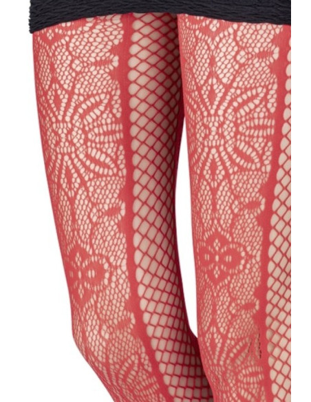 collant-emilio-cavallini-Dentelle-bi-face-9258-rouge-détail
