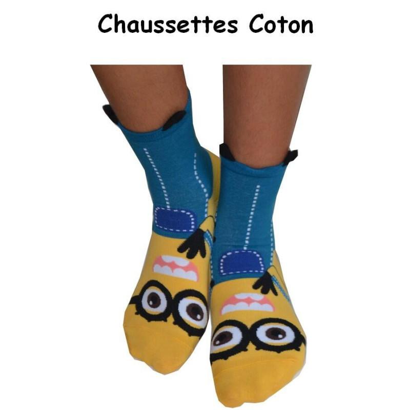 Chaussettes Minion Bricoleur Bleu