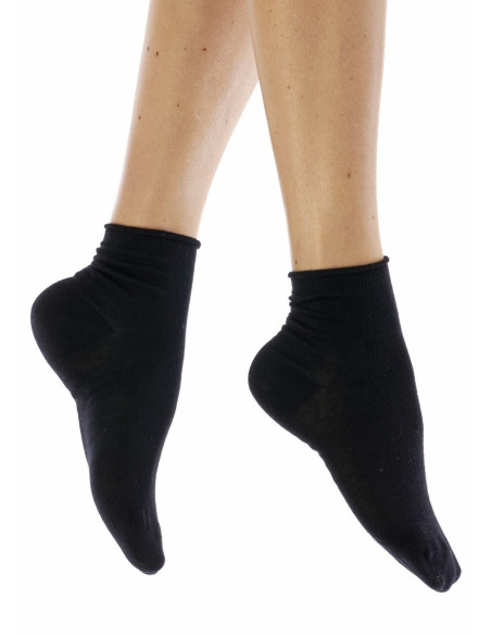 Chaussettes-roulé-fil-de-joie-coton-BIOSO01_noir