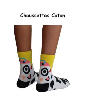  chaussettes Vache Rigolote coton