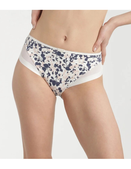 Slip-Dim-generous-avant-IMPRIME-fleuri-gris-rose