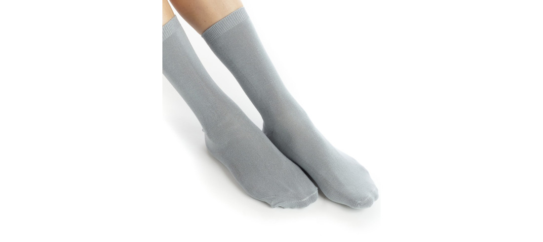 Chausettes-dub-bambou-femme-FEBAM01-gris-clair