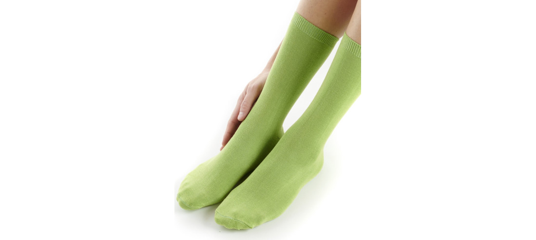 Chausettes-dub-bambou-femme-FEBAM01-anis