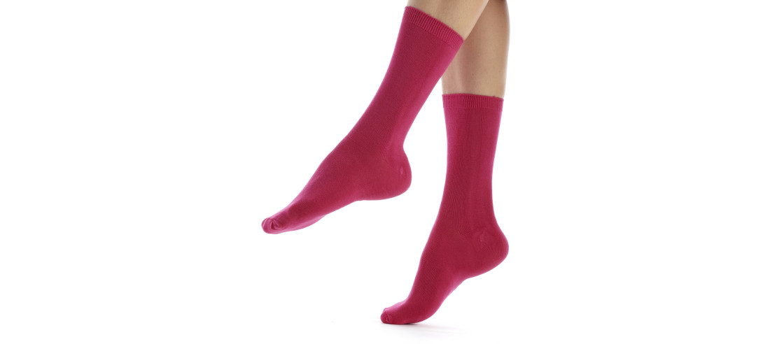 Chausettes-dub-bambou-femme-FEBAM01-fushia