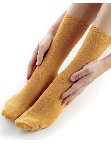 Chausettes-dub-bambou-femme-FEBAM01-mauve