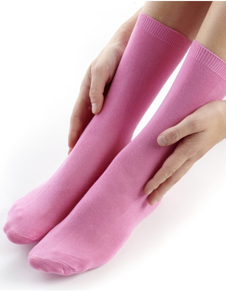 Chausettes-dub-bambou-femme-FEBAM01-rose