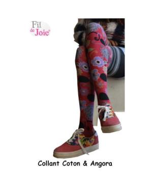 Collant Fil de joie Coton Angora Fleurs Kenzo