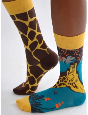 Chaussettes-les-petits-caprices-Girafes-asymétriques