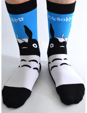 Chaussettes-Les-petits-caprices-ghibli--Totoro-ciel-bleu-face