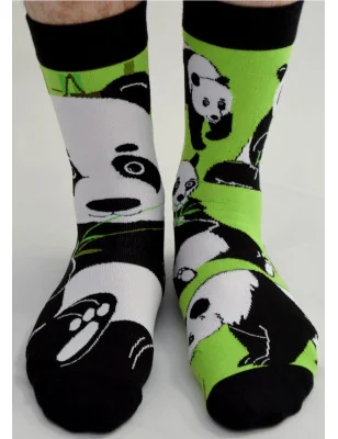 Chaussettes-les-petits-caprices-asymétriques-panda