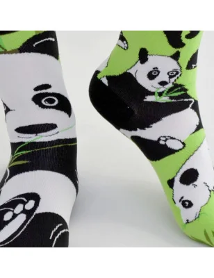 Chaussettes-les-petits-caprices-asymétriques-panda-motif