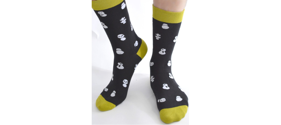 Chaussettes-les-petits-caprices-baby-pandas-mangas-face-avant