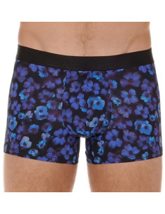 Boxer-hom-will-microfibre-imprimé-bleuet-avant 2
