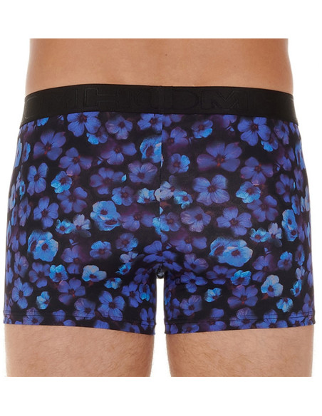 Boxer-hom-will-microfibre-imprimé-bleuet-dos