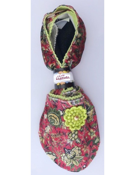 chausson-coréen-polaire-lpc-marilda-rouge