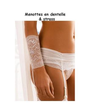Menottes Dentelle et Strass Lejaby