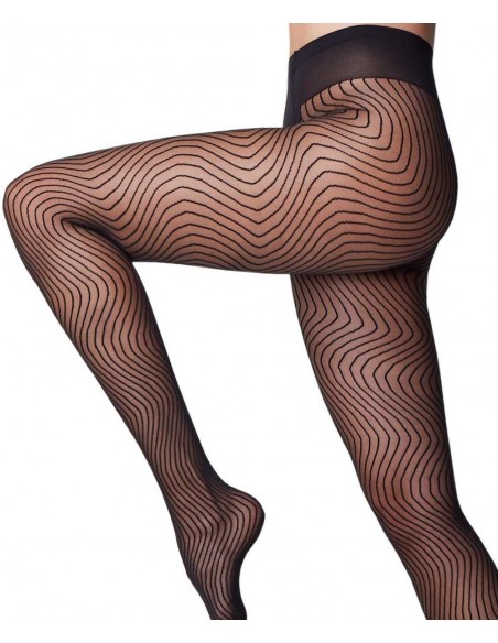 Collant-Le-Bourget-Vagues-noir-13f1-profil-détail