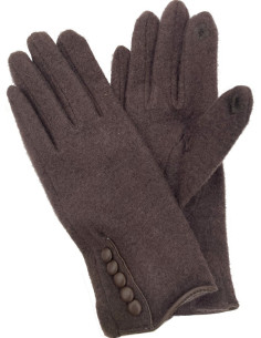 Gants-tactile-feutres-de-laine-boutonniére-MCBURN-marron
