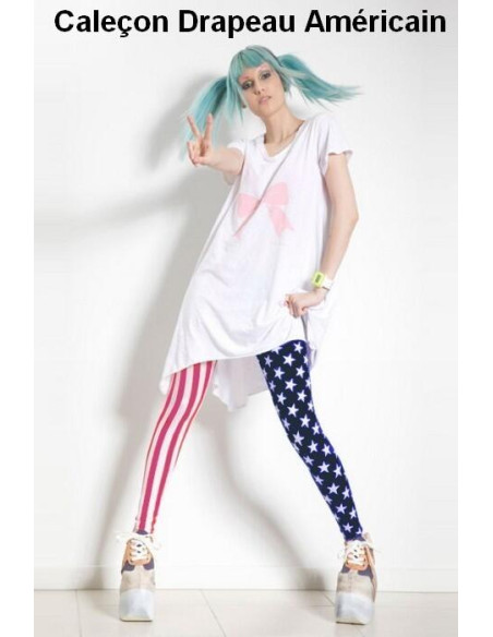 Caleçon drapeau Américain Sombre